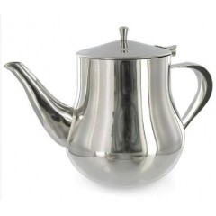Savoy Drip Resistant Stainless Steel Teapot - 48oz 